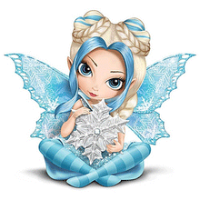 Blue Angel 5D DIY Paint By Diamond Kit