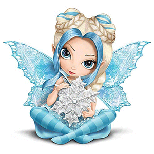 Blue Angel 5D DIY Paint By Diamond Kit