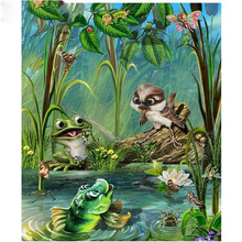 Frog Owl Bird 5D DIY Paint By Diamond Kit