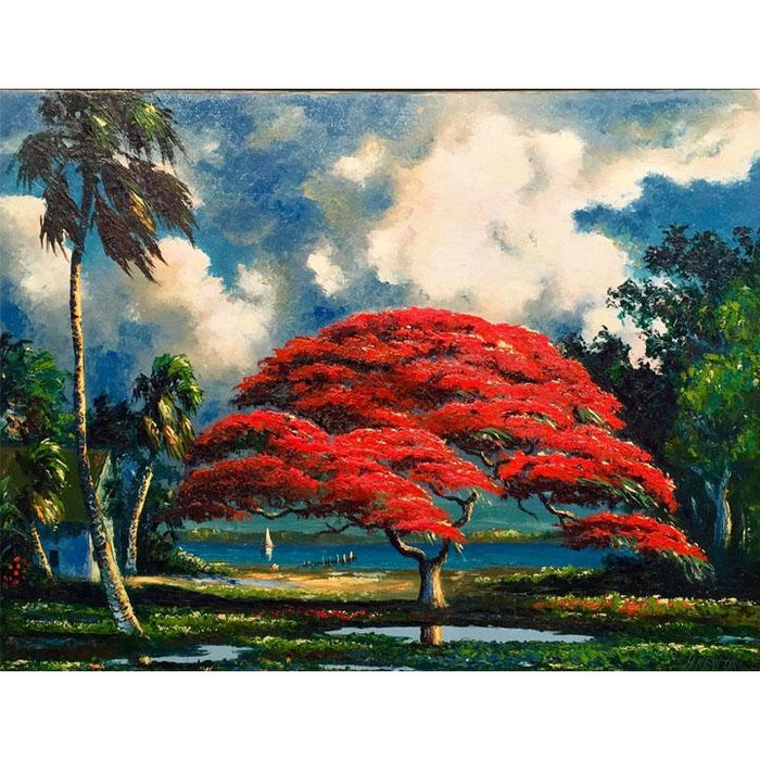 Poinciana - Harold Newton DIY Painting By Diamond Kit