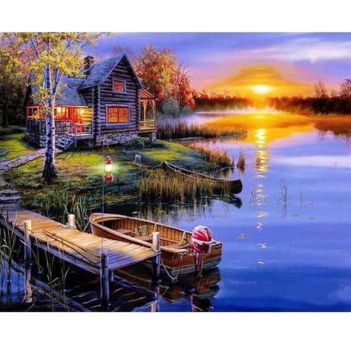 Beautiful Sunset 5D DIY Paint By Diamond Kit