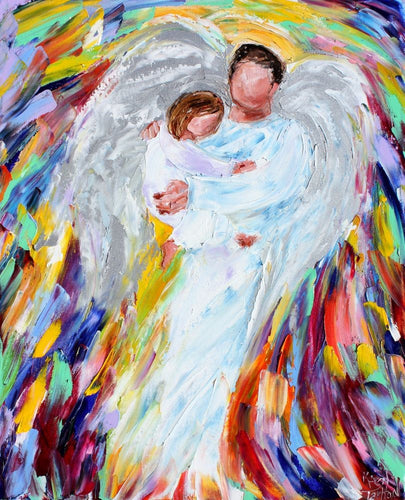 Father My Angel 5D DIY Paint By Diamond Kit