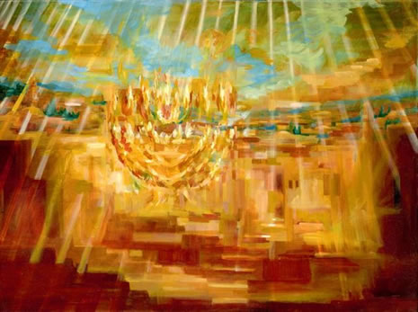 Jerusalem Menorah by Yoram Raanan