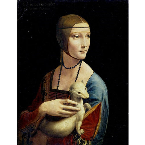 Lady With An Ermine - Leonardo Da Vinci 5D DIY Paint By Diamond Kit