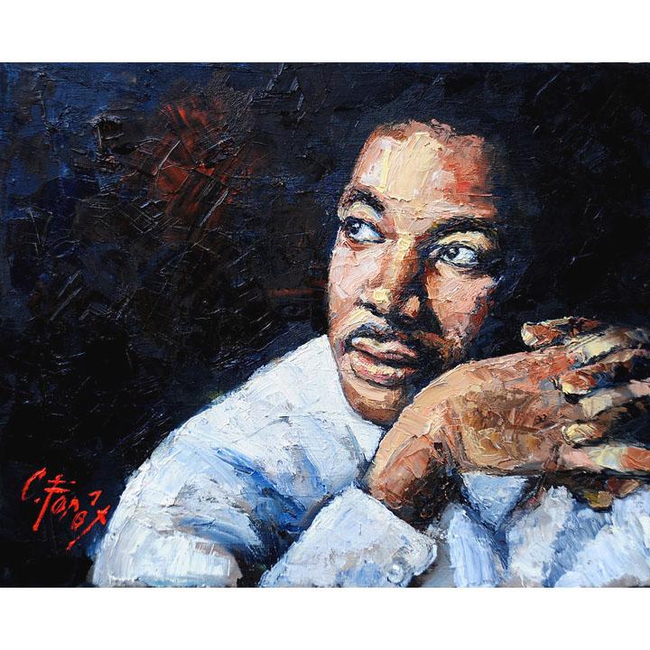 Martin Luther King Jr - Carole Foret DIY Painting By Diamond Kit