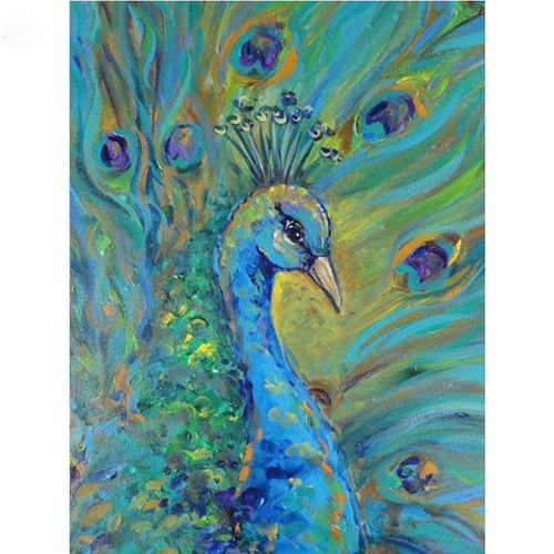 Peacock 5D DIY Paint By Diamond Kit