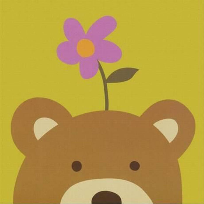 Peek-a-Boo Bear 5D DIY Paint By Diamond Kit