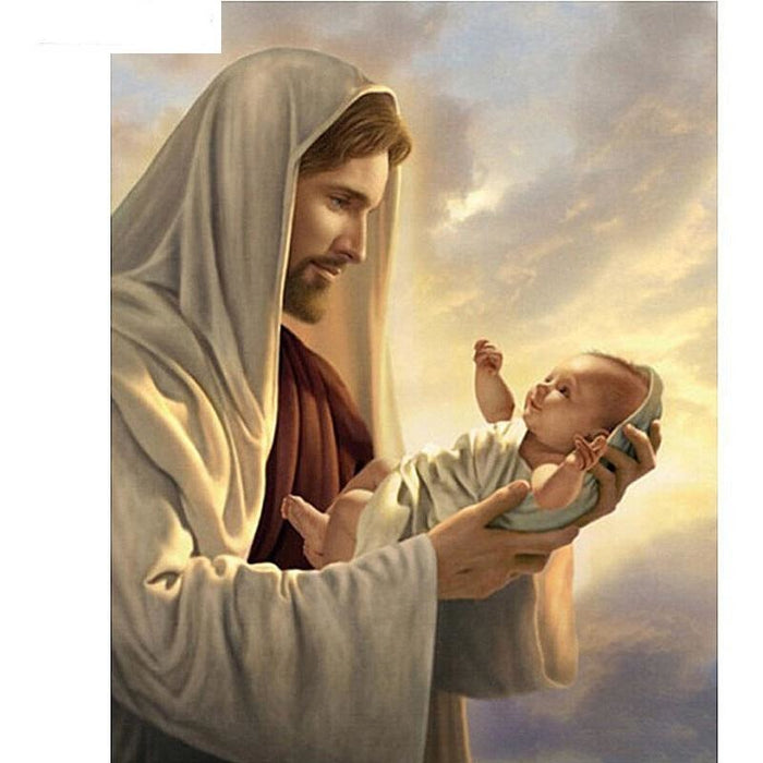 Jesus Child 5D DIY Paint By Diamond Kit - Paint by Diamond