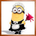 Minion Maid Cartoon Character 5D DIY Paint By Diamond Kit - Paint by Diamond