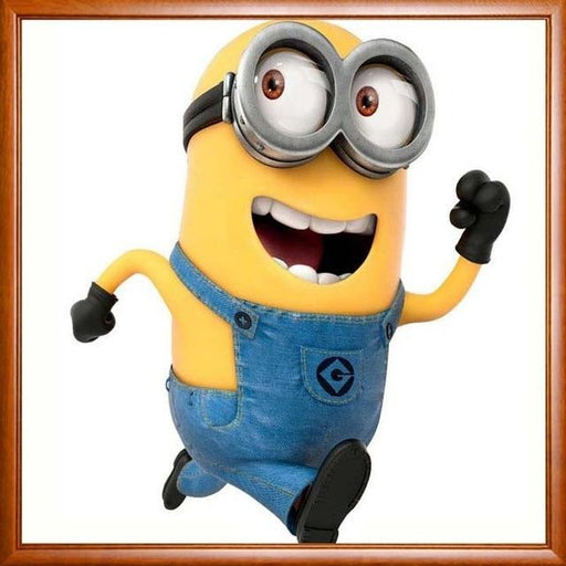 Funny Minion Cartoon Character 5D DIY Paint By Diamond Kit - Paint by Diamond