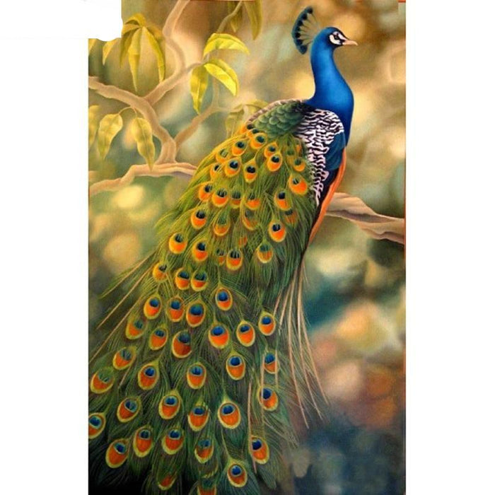 Beautiful Peacock Paint By Diamond Kit