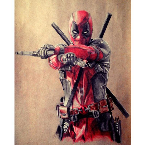 Deadpool 5D DIY Paint By Diamond Kit - Paint by Diamond