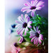 Beautiful Purple Flowers 5D DIY Paint By Diamond Kit - Paint by Diamond