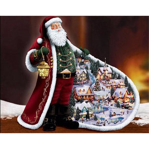 Santa Is Coming To Town 5D DIY Paint By Diamond Kit - Paint by Diamond