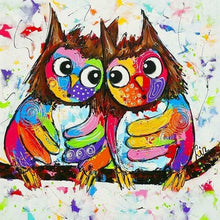 Adorable Owls 5D DIY Paint By Diamond Kit - Paint by Diamond