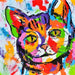 Colorful Cat 5D DIY Paint By Diamond Kit - Paint by Diamond