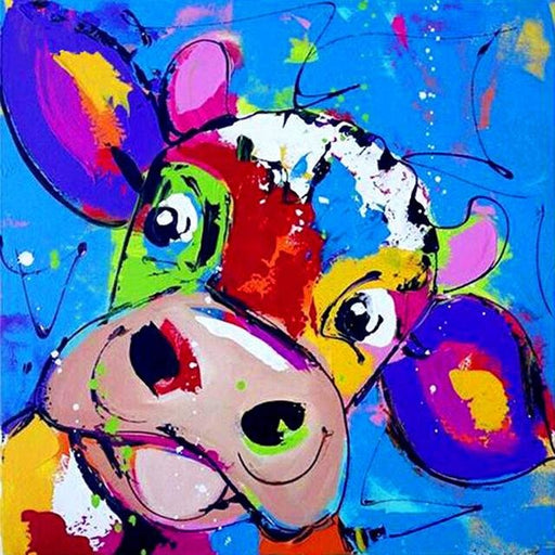 Pranking Cow 5D DIY Paint By Diamond Kit - Paint by Diamond