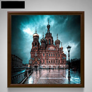 Russia Building 5D DIY Paint By Diamond Kit