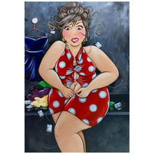 Chubby Sexy Woman - 5D DIY Paint By Diamond Kit - Paint by Diamond
