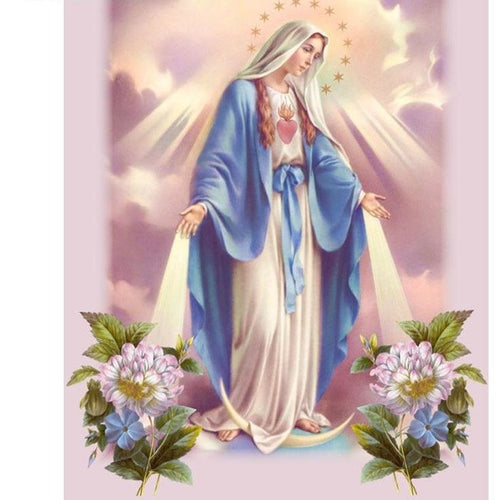 Mother Mary Blessings 5D DIY Paint By Diamond Kit - Paint by Diamond