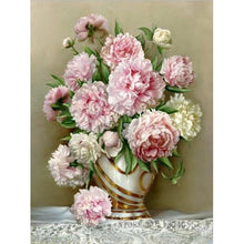Floral Vase 5D DIY Paint By Diamond Kit - Paint by Diamond
