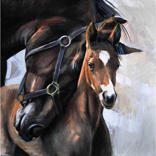 Wild Horses 5D DIY Paint By Diamond Kit - Paint by Diamond