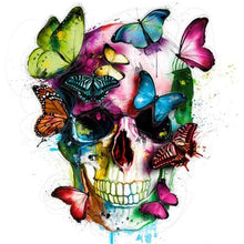 Butterfly Skull 5D DIY Paint By Diamond Kit - Paint by Diamond