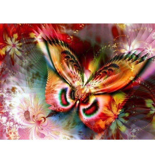 Abstract Butterfly 5D DIY Paint By Diamond Kit - Paint by Diamond