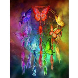 Rainbow Dream Catcher 5D DIY Paint By Diamond Kit - Paint by Diamond