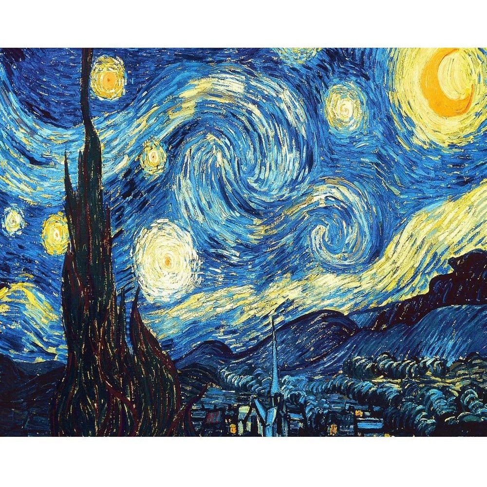 Van Gogh Starry Night 5D DIY Paint By Diamond Kit
