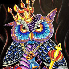 Owl King 5D DIY Paint By Diamond Kit