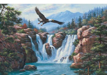 Eagle Falls Scenic 5D DIY Paint By Diamond Kit