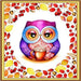 Owly Owl 5D DIY Paint By Diamond Kit - Paint by Diamond