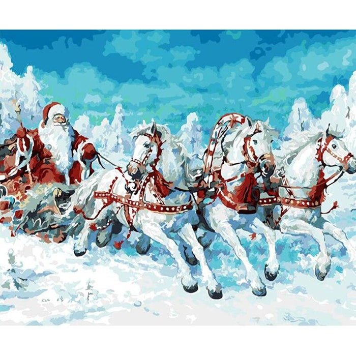 Santa Clauses 5D DIY Paint By Diamond Kit - Paint by Diamond