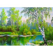 Forest river 5D DIY Paint By Diamond Kit