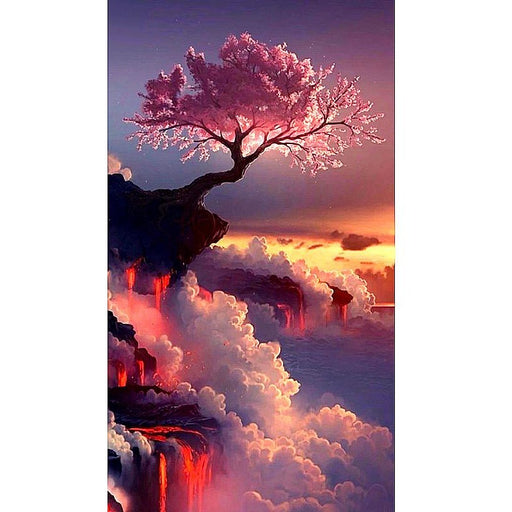 Sunset tree 5D DIY Paint By Diamond Kit - Paint by Diamond