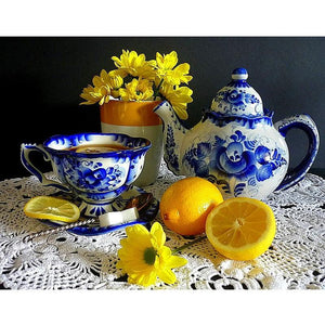 Lemon Tea 5D DIY Paint By Diamond Kit