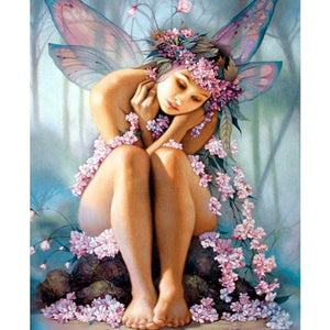 Butterfly Fairy 5D DIY Paint By Diamond Kit - Paint by Diamond