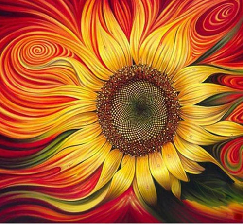 Colorful Sunflowers 5D DIY Paint By Diamond Kit