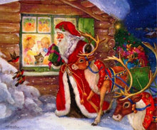 Santa Claus with Gifts 5D DIY Paint By Diamond Kit