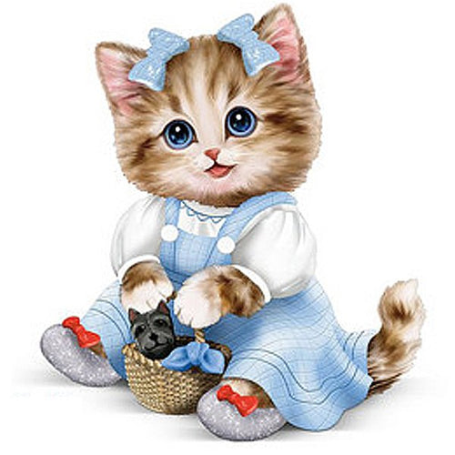 Adorable Cartoon cat 5D DIY Paint By Diamond Kit