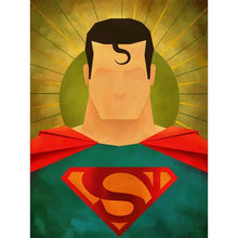 Cartoon Flying Superhero 5D DIY Paint By Diamond Kit