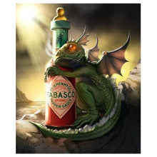 Dragon Loves Tabasco 5D DIY Paint By Diamond Kit - Paint by Diamond