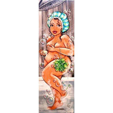 Chubby Woman Bathing - 5D DIY Paint By Diamond Kit - Paint by Diamond