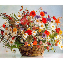 Flower baskets 5D DIY Paint By Diamond Kit - Paint by Diamond