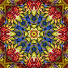 Red Religion Mandala Mosaic 5D DIY Paint By Diamond Kit - Paint by Diamond