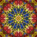 Red Religion Mandala Mosaic 5D DIY Paint By Diamond Kit - Paint by Diamond