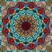 Burgundy Religion Mandala 5D DIY Paint By Diamond Kit - Paint by Diamond