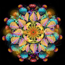 Religious Mandala Glow 5D DIY Paint By Diamond Kit - Paint by Diamond