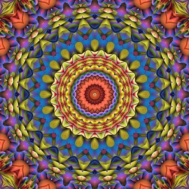 Colors Of Religion Mandala 5D DIY Paint By Diamond Kit - Paint by Diamond